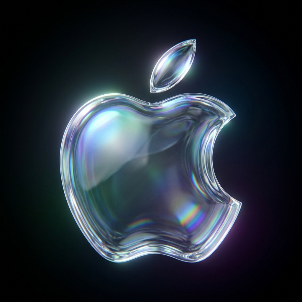 Iridescent Glass 3D example 1