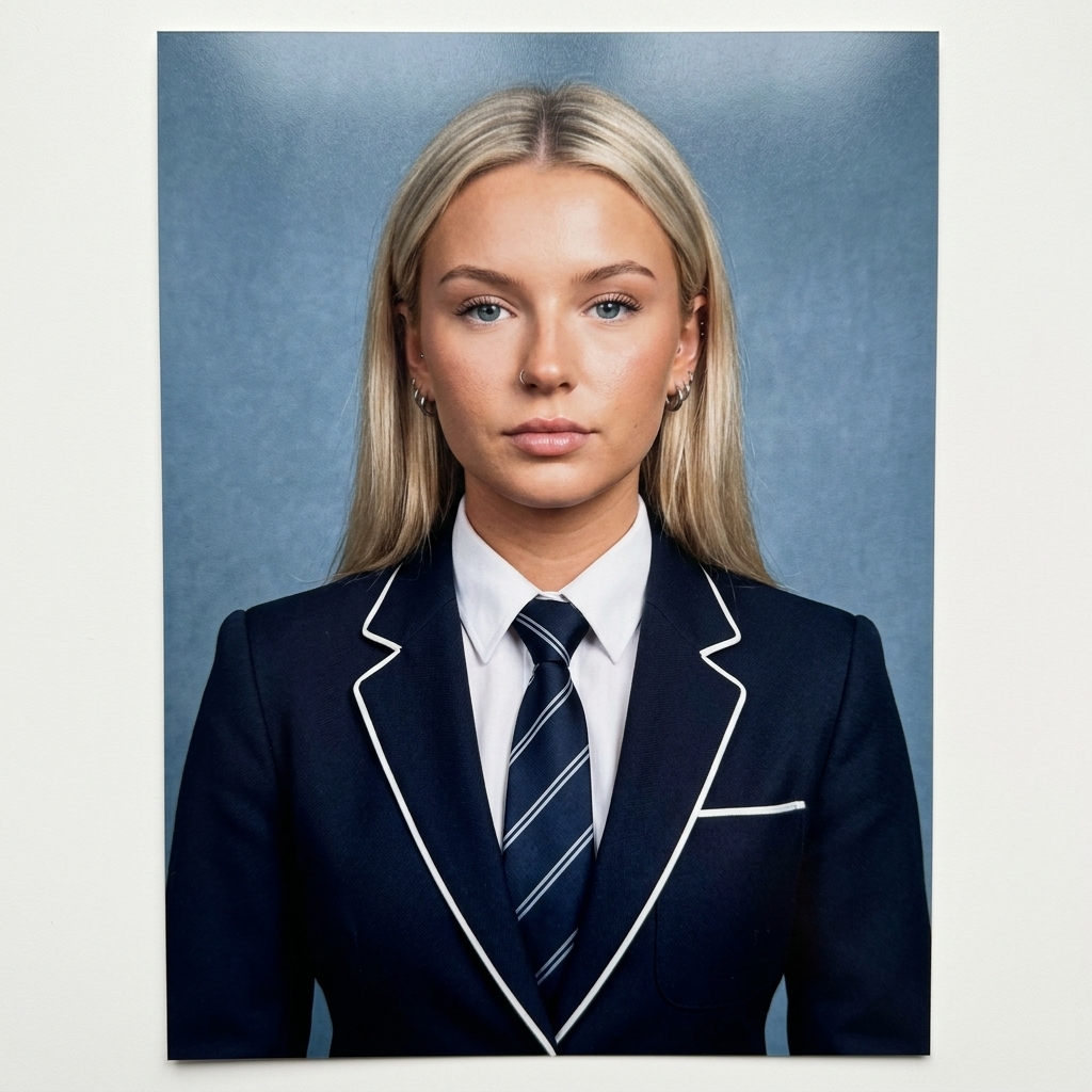 Physical Printed Portrait example