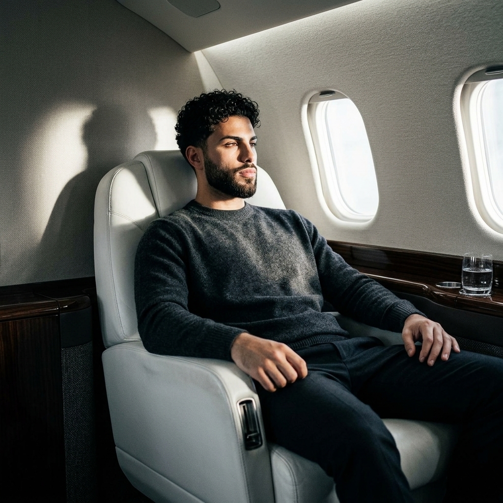 Private Jet Editorial example