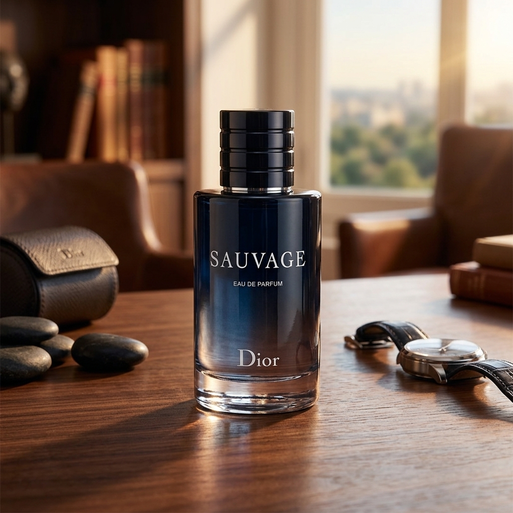 Product in natural scene with natural lighting